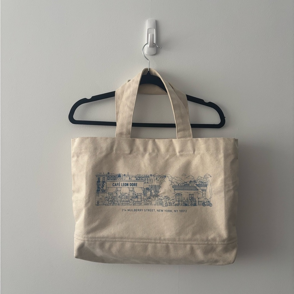 Cafe Leon Dore canvas tote bag